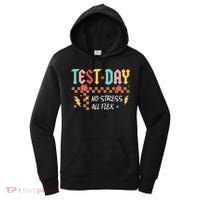 Testing Day Bruh No Stress All Flex Teacher Student Women's Hoodie thumb 0