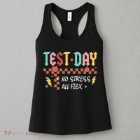 Testing Day Bruh No Stress All Flex Teacher Student Women's Tank Top thumb 3