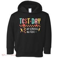 Testing Day Bruh No Stress All Flex Teacher Student Toddler Hoodie thumb 0