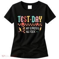 Testing Day Bruh No Stress All Flex Teacher Student Women's T-Shirt thumb 0
