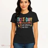 Testing Day Bruh No Stress All Flex Teacher Student Women's T-Shirt thumb 4