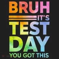 Testing Day Bruh Its Test Day You Got This Teacher Student Beanie thumb 2
