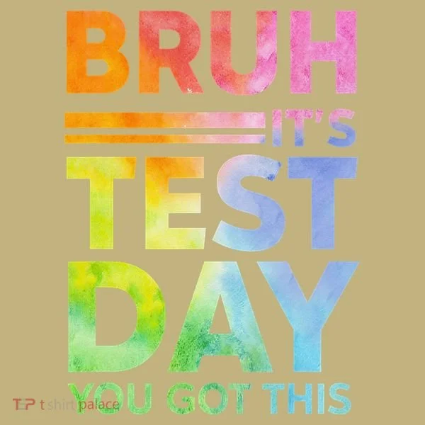 Testing Day Bruh Its Test Day You Got This Teacher Student Long Sleeve Shirt