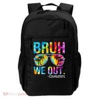 Tie Dye Bruh We Out Counselors Last Day Of School Backpack thumb 0