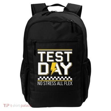 Testing Day Bruh No Stress All Flex Teacher Student Backpack
