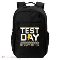 Testing Day Bruh No Stress All Flex Teacher Student Backpack thumb 0