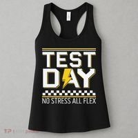 Testing Day Bruh No Stress All Flex Teacher Student Women's Tank Top thumb 3
