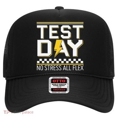 Testing Day Bruh No Stress All Flex Teacher Student Hat