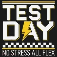 Testing Day Bruh No Stress All Flex Teacher Student Tank Top thumb 6