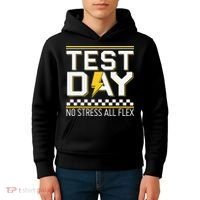 Testing Day Bruh No Stress All Flex Teacher Student Kids Hoodie thumb 4