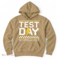 Testing Day Bruh No Stress All Flex Teacher Student Hoodie thumb 0