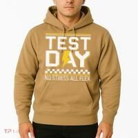 Testing Day Bruh No Stress All Flex Teacher Student Hoodie thumb 2
