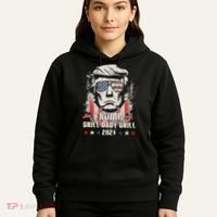 Trump Drill Baby Drill American Flag Hoodie thumb 5