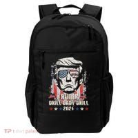 Trump Drill Baby Drill American Flag Backpack thumb 0