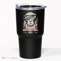 Trump Drill Baby Drill American Flag Tumbler thumb 0