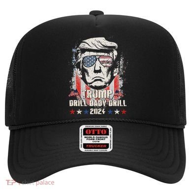 Trump Drill Baby Drill American Flag Hat