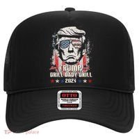 Trump Drill Baby Drill American Flag Hat thumb 0