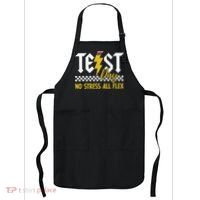 Testing Day Bruh No Stress All Flex Teacher Student Apron thumb 0
