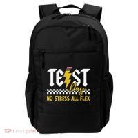 Testing Day Bruh No Stress All Flex Teacher Student Backpack thumb 0