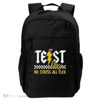 Testing Day Bruh No Stress All Flex Teacher Student Backpack thumb 0