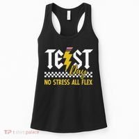 Testing Day Bruh No Stress All Flex Teacher Student Women's Tank Top thumb 0