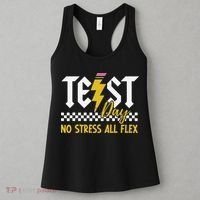 Testing Day Bruh No Stress All Flex Teacher Student Women's Tank Top thumb 3