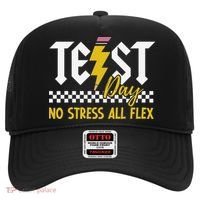 Testing Day Bruh No Stress All Flex Teacher Student Hat thumb 0