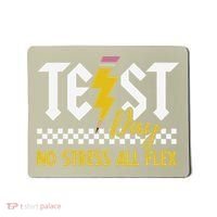 Testing Day Bruh No Stress All Flex Teacher Student Mousepad thumb 0