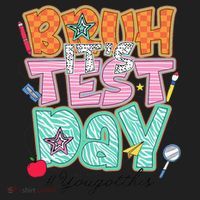 Testing Day Bruh Its Test Day You Got This Teacher Student Golf Towel thumb 3