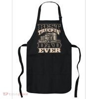 Truck Driver Best Trucking Dad Ever Trucker Fathers Day Apron thumb 0