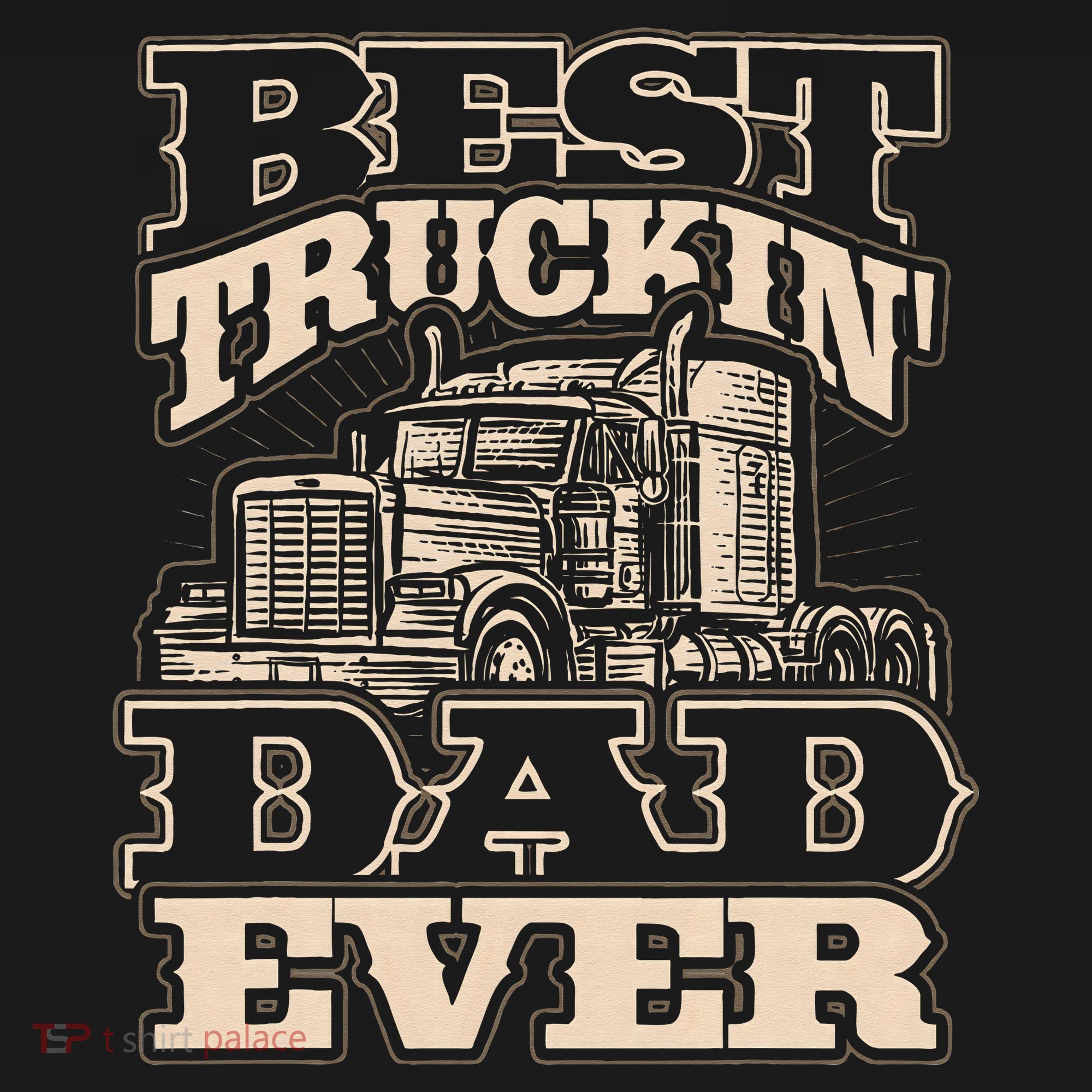 Truck Driver Best Trucking Dad Ever Trucker Fathers Day Sweatshirt