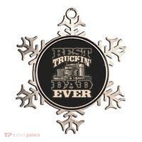 Truck Driver Best Trucking Dad Ever Trucker Fathers Day Ornament thumb 0