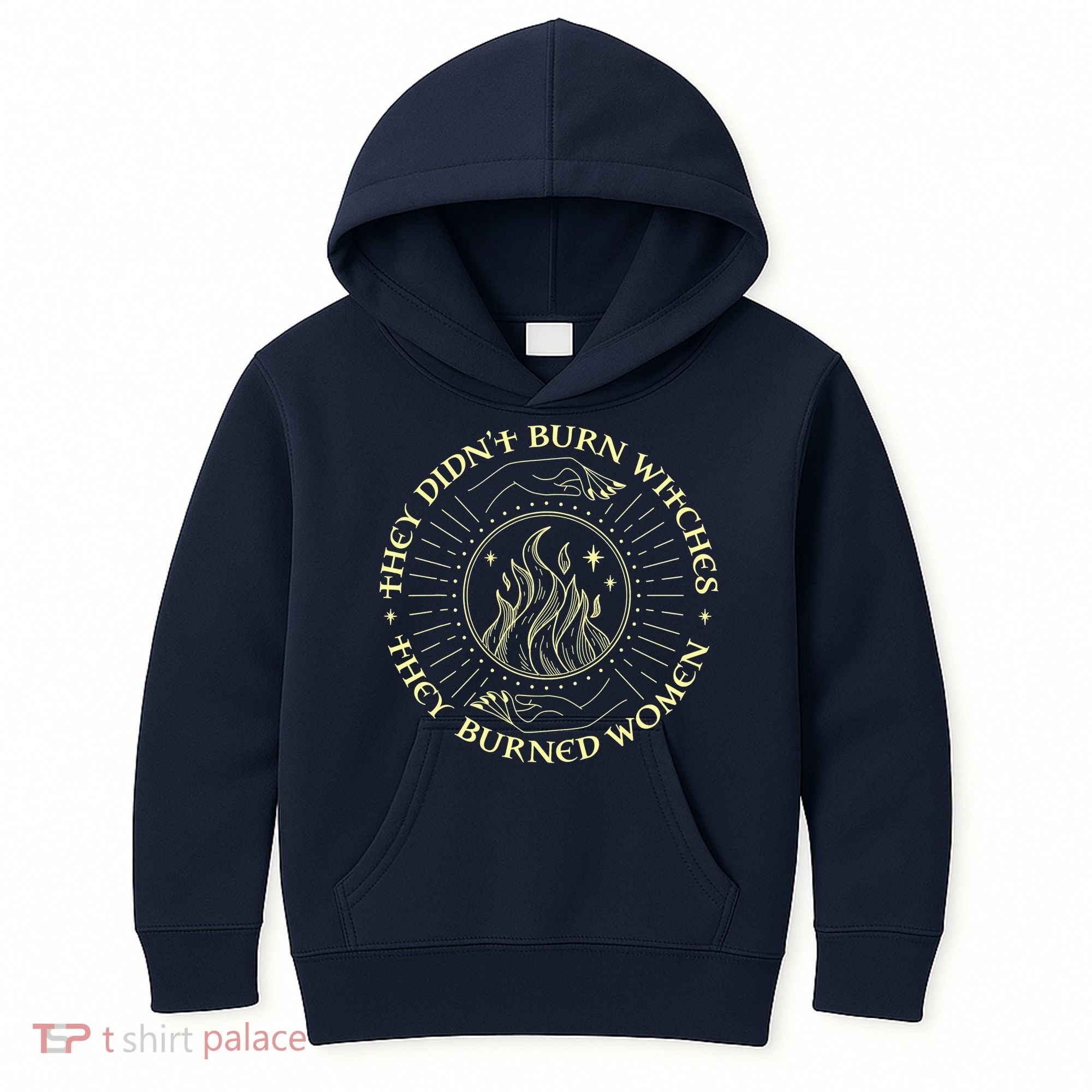 They Didn't Burn Witches They Burned Women Halloween Kids Hoodie