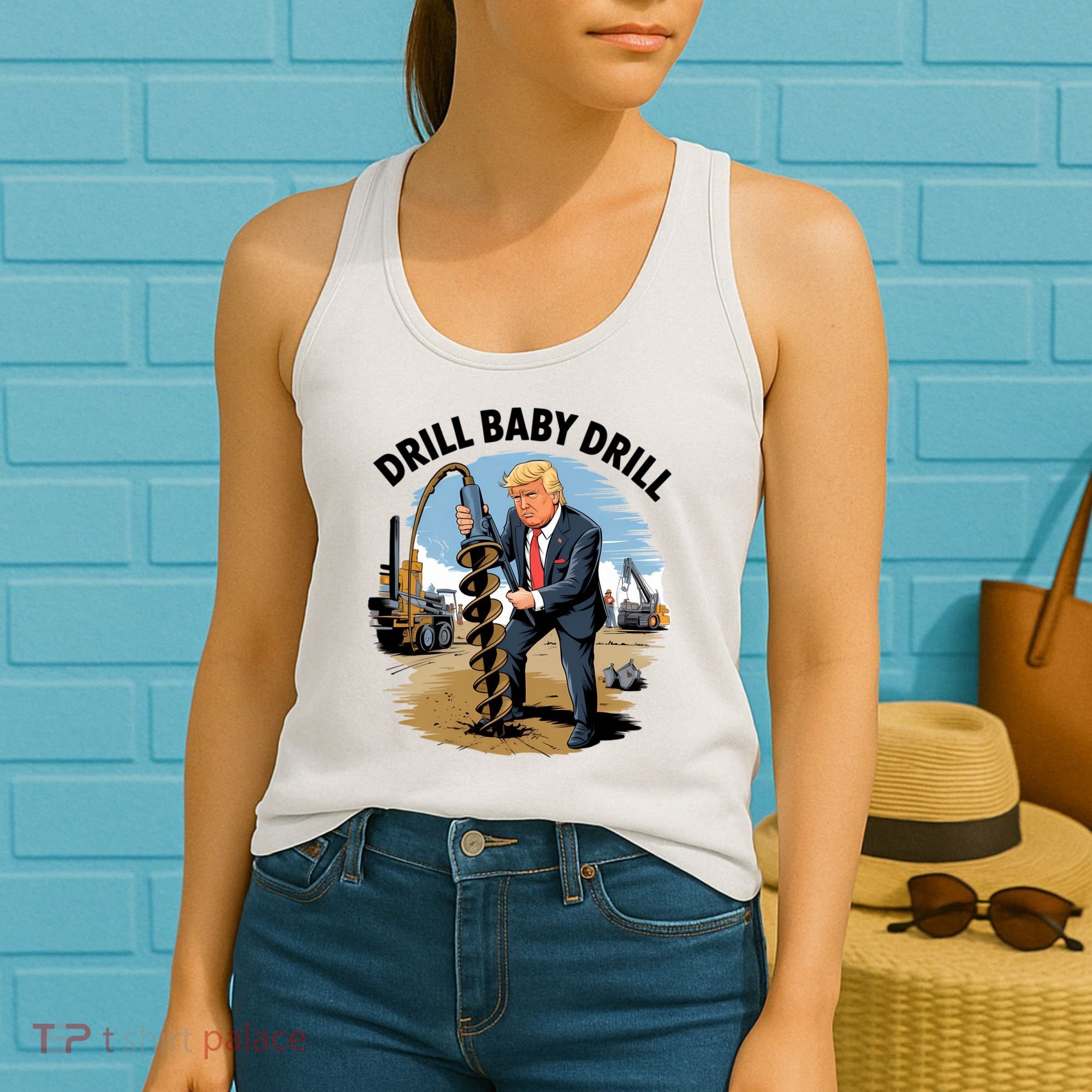 Trump Drill Baby Drill Women's Tank Top