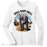 Trump Drill Baby Drill Women's Long Sleeve Shirt thumb 0