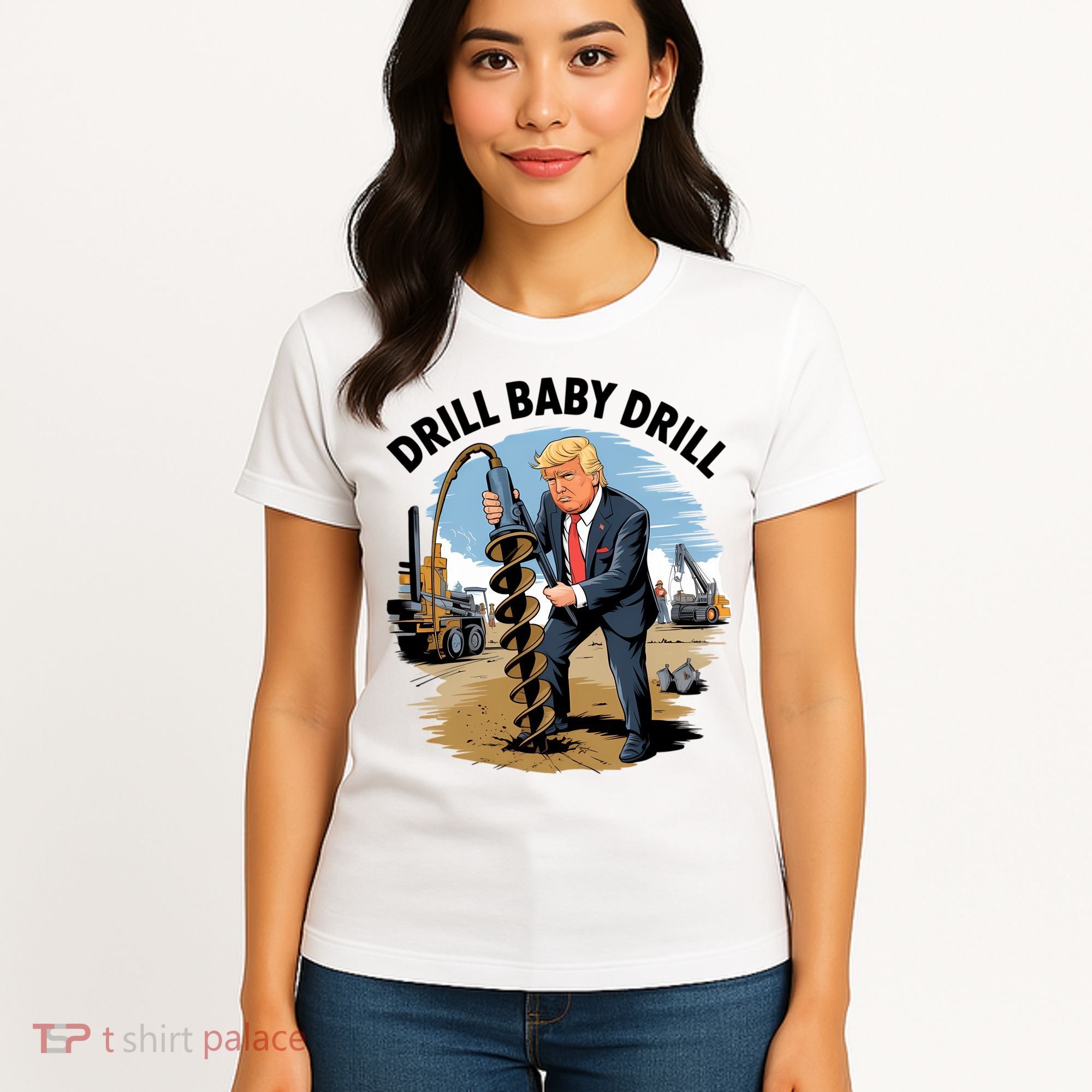 Trump Drill Baby Drill Women's T-Shirt