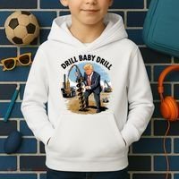 Trump Drill Baby Drill Kids Hoodie thumb 2