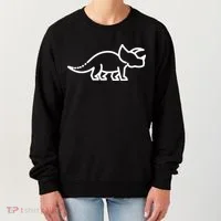 Triceratops Dinosaur Badge Women's Sweatshirt thumb 0