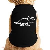 Triceratops Dinosaur Badge Doggie Tank thumb 0