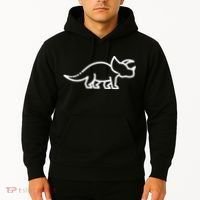 Triceratops Dinosaur Badge Hoodie thumb 2