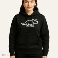 Triceratops Dinosaur Badge Hoodie thumb 5