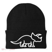 Triceratops Dinosaur Badge Beanie thumb 0