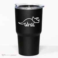 Triceratops Dinosaur Badge Tumbler thumb 0