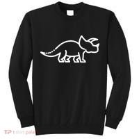 Triceratops Dinosaur Badge Tall Sweatshirt thumb 0