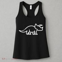 Triceratops Dinosaur Badge Women's Tank Top thumb 3