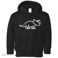 Triceratops Dinosaur Badge Toddler Hoodie thumb 0