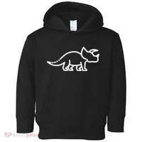 Triceratops Dinosaur Badge Toddler Hoodie thumb 0