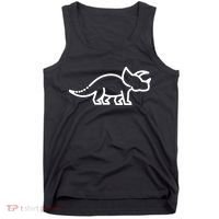Triceratops Dinosaur Badge Tank Top thumb 0