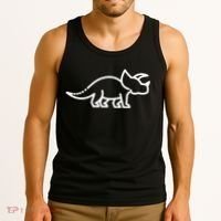 Triceratops Dinosaur Badge Tank Top thumb 3