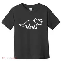 Triceratops Dinosaur Badge Toddler T-Shirt thumb 0